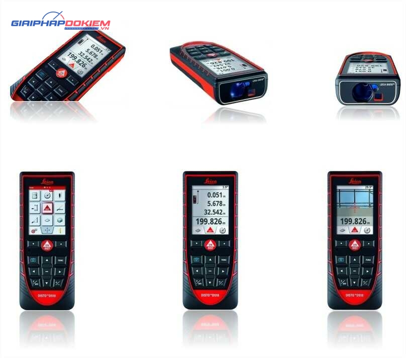 Máy đo khoảng cách laser Leica DISTO D510 200m 9 Máy đo khoảng cách laser Leica DISTO D510 200m - Ảnh 4