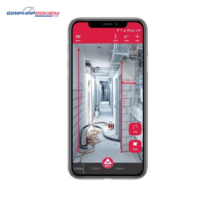 Máy đo khoảng cách laser Leica DISTO X4 150m 8 Máy đo khoảng cách laser Leica DISTO X4 150m - Ảnh 4
