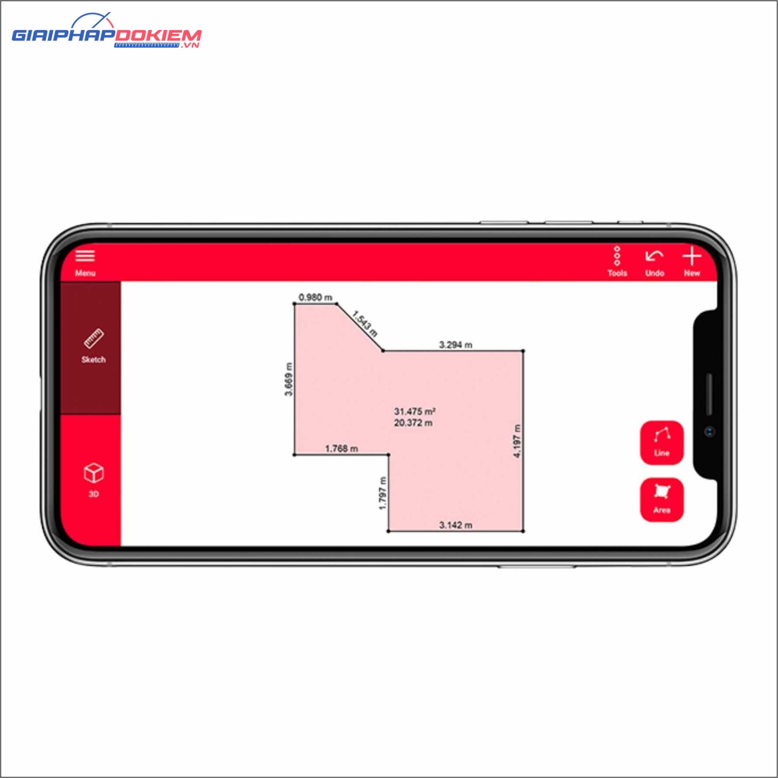 Máy đo khoảng cách laser Leica DISTO X4 150m 7 Máy đo khoảng cách laser Leica DISTO X4 150m - Ảnh 3