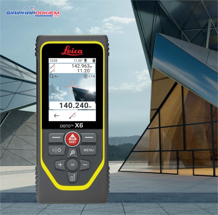 Máy đo khoảng cách laser Leica DISTO X6 250m 9 Máy đo khoảng cách laser Leica DISTO X6 250m - Ảnh 4