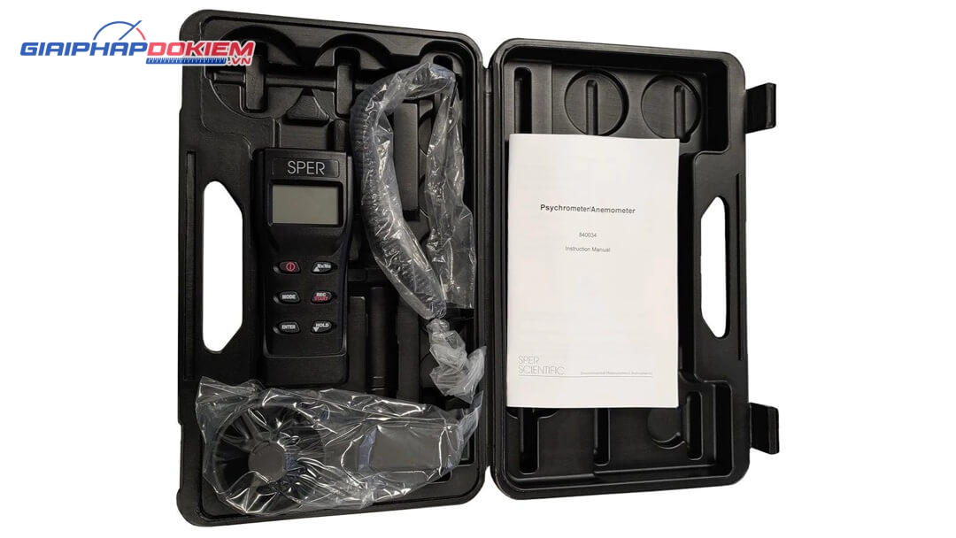 Máy đo môi trường Sper Scientific 840034 6 Máy đo môi trường Sper Scientific 840034 - Ảnh 3
