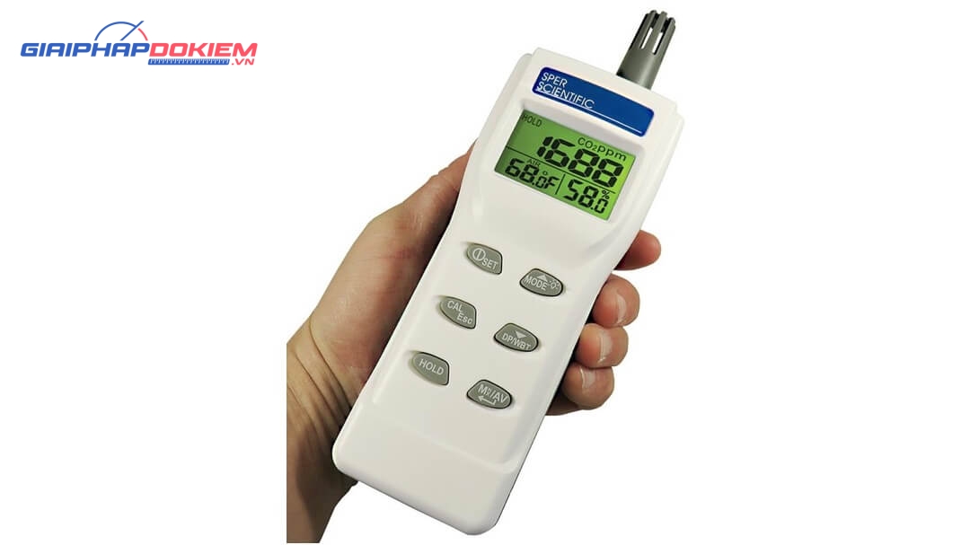 Máy đo nồng độ CO2 nhiệt độ và độ ẩm Sper Scientific 800046 7 Máy đo nồng độ CO2 nhiệt độ và độ ẩm Sper Scientific 800046 - Ảnh 3
