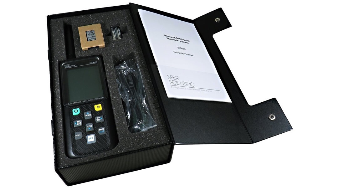 Máy đo nhiệt độ độ ẩm Sper Scientific 800020 8 Máy đo nhiệt độ độ ẩm Sper Scientific 800020 - Ảnh 4