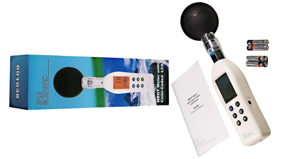 Máy đo ứng suất nhiệt WBGT Sper Scientific 801038 7 Máy đo ứng suất nhiệt WBGT Sper Scientific 801038 - Ảnh 2