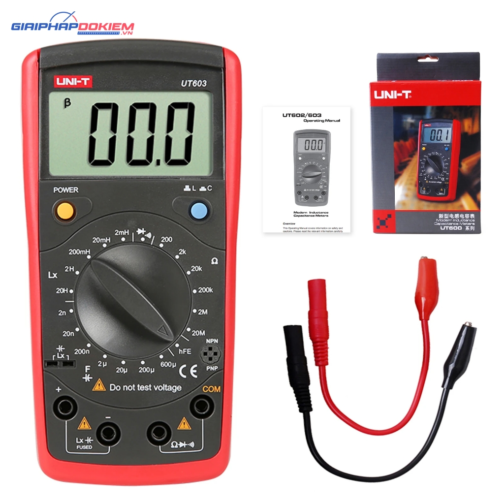 Máy đo điện cảm và điện dung UNI-T UT603 18 Máy đo điện cảm và điện dung UNI-T UT603 - Ảnh 5