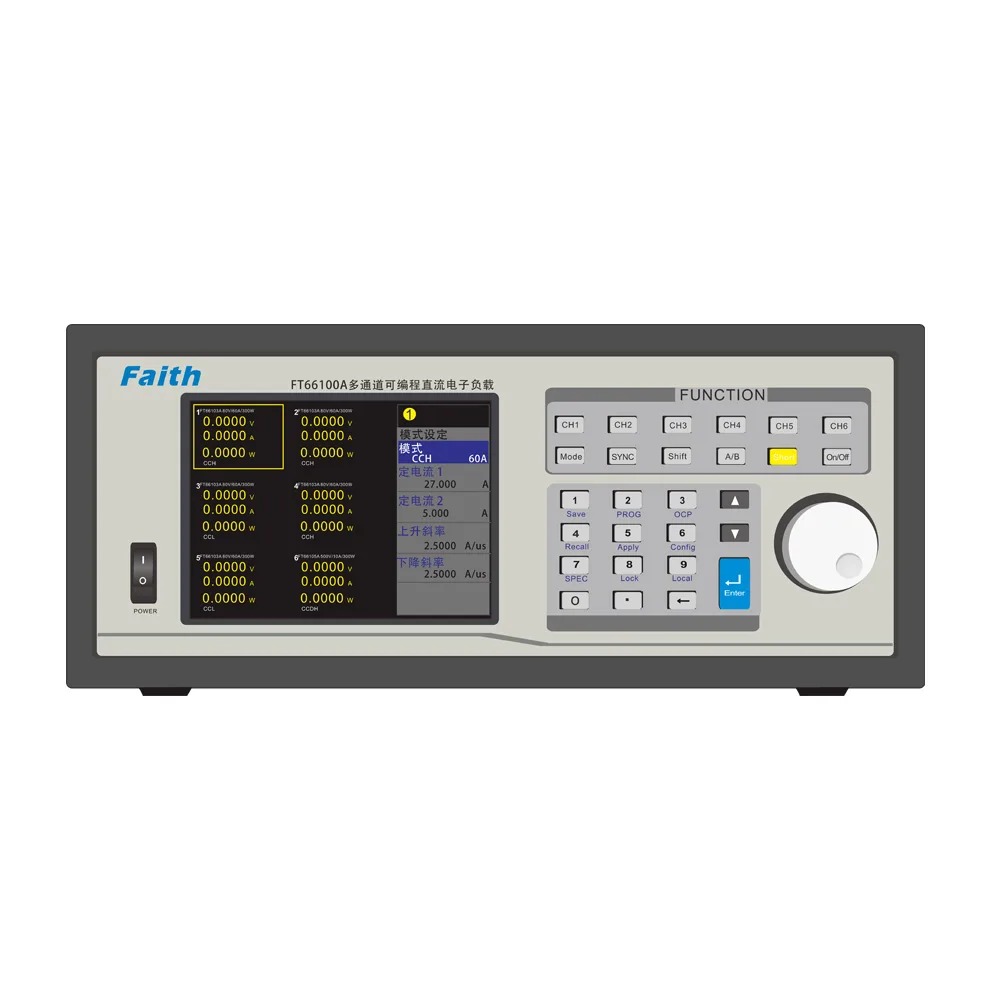 Tải điện tử DC đa kênh Faith FT66108A (600W, 20A, 500V) 3 Tải điện tử DC đa kênh Faith FT66108A (600W, 20A, 500V)