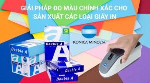 Giải Pháp Đo Màu Chính Xác Cho Sản Xuất Các Loại Giấy In - Máy Đo Màu Konica Minolta 5 Giải pháp đo màu chính xác cho sản xuất các loại giấy in