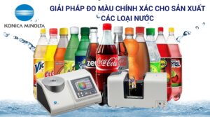 Giải Pháp Đo Màu Chính Xác Cho Sản Xuất Các Loại Nước - Máy Đo Màu Konica Minolta 1 Giải pháp đo màu chính xác cho sản xuất các loại nước