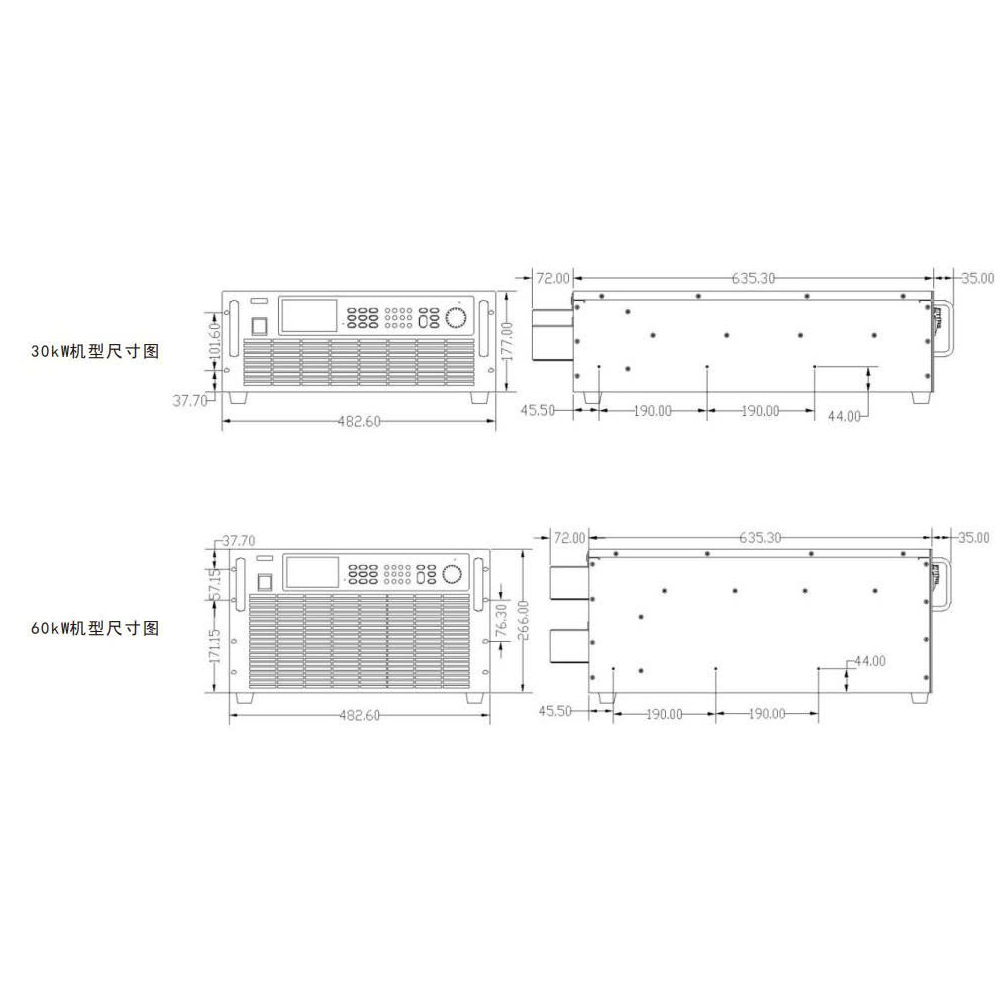 Nguồn lập trình DC công nghiệp Faith FTGK1500-1000-500 (1000V, 500A, 150kW) 9 Nguồn lập trình DC công nghiệp Faith FTGK1500-1000-500 (1000V, 500A, 150kW) - Ảnh 5