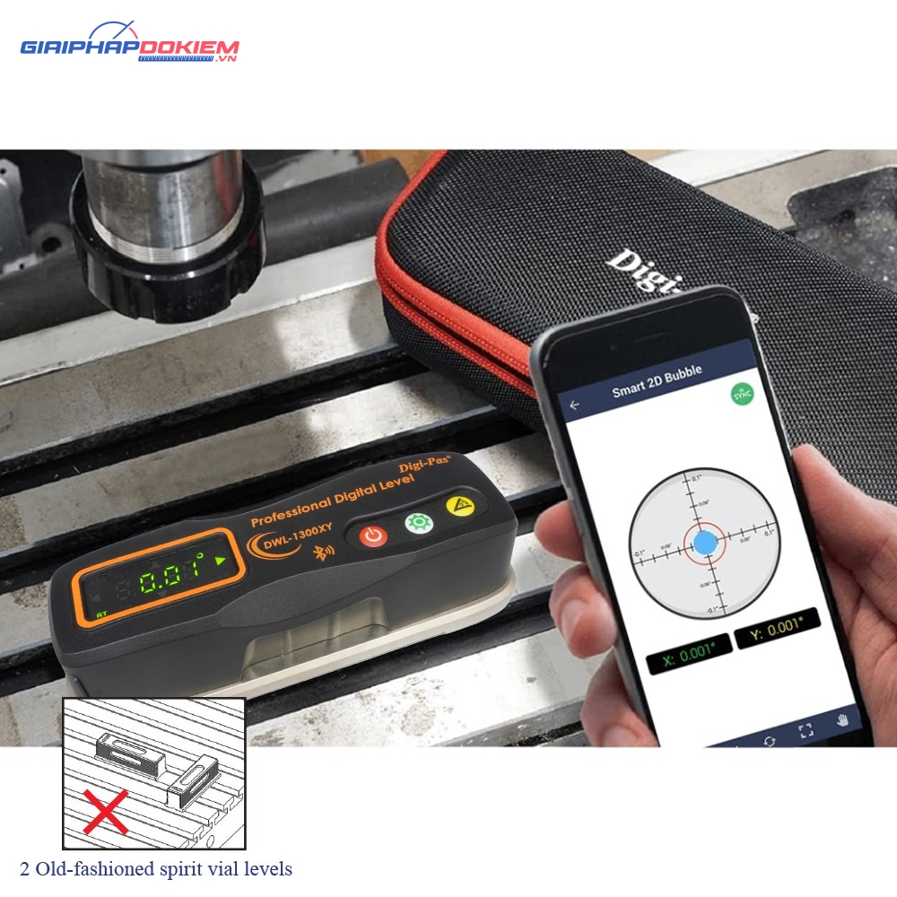 Máy cân bằng kỹ thuật số chính xác 2 trục Digi Pas DWL-1300XY 27 Máy cân bằng kỹ thuật số chính xác 2 trục Digi Pas DWL-1300XY - Ảnh 4