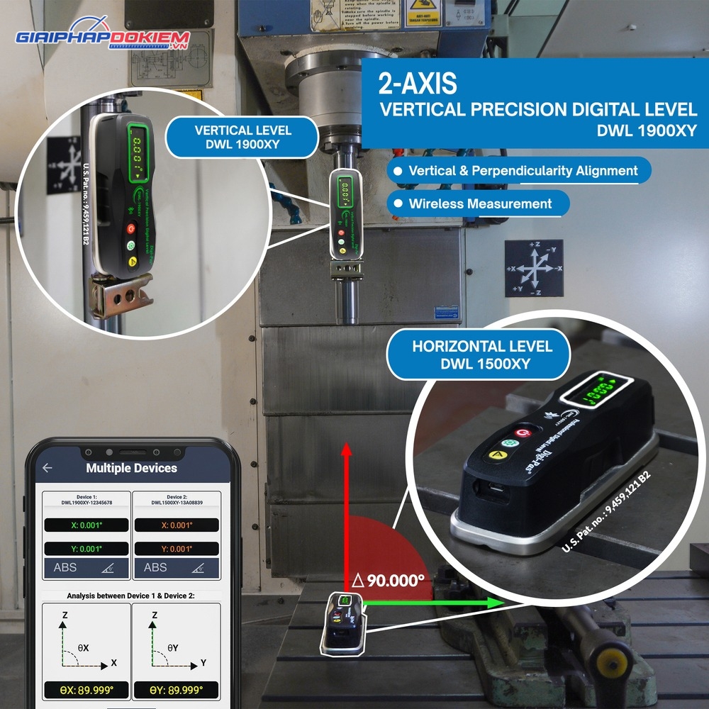 Máy cân bằng kỹ thuật số chính xác theo chiều dọc 2 trục Digi Pas DWL-1900XY 37 Máy cân bằng kỹ thuật số chính xác theo chiều dọc 2 trục Digi Pas DWL-1900XY - Ảnh 3