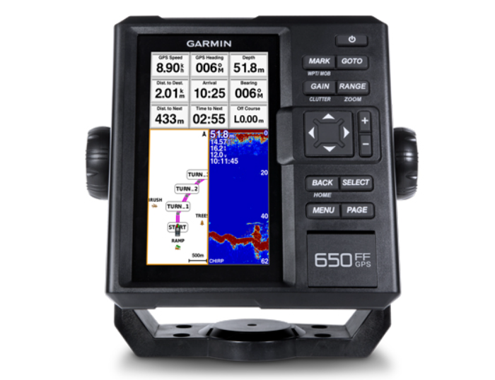 Máy Định Vị Dò Cá GARMIN FF 650 GPS 16 Máy định vị dò cá GARMIN FF 650 GPS