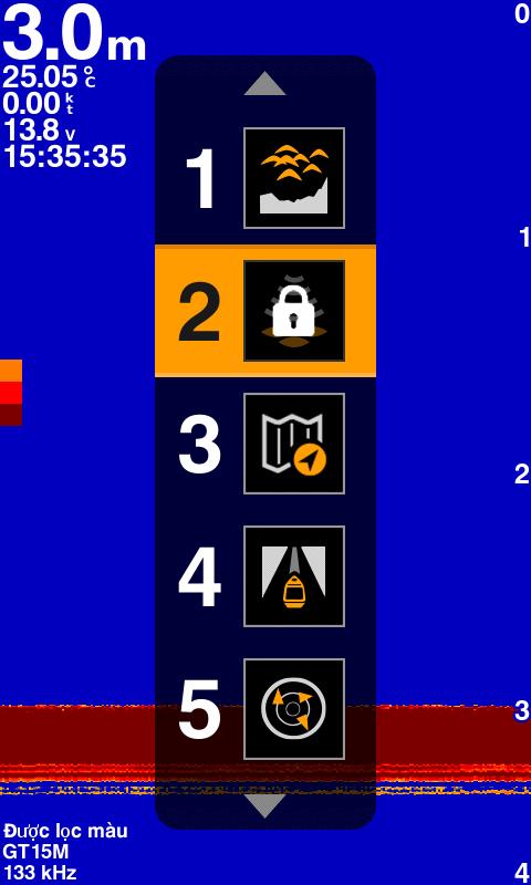 Máy Định Vị Dò Cá GARMIN FF 650 GPS 23 Máy định vị dò cá GARMIN FF 650 GPS