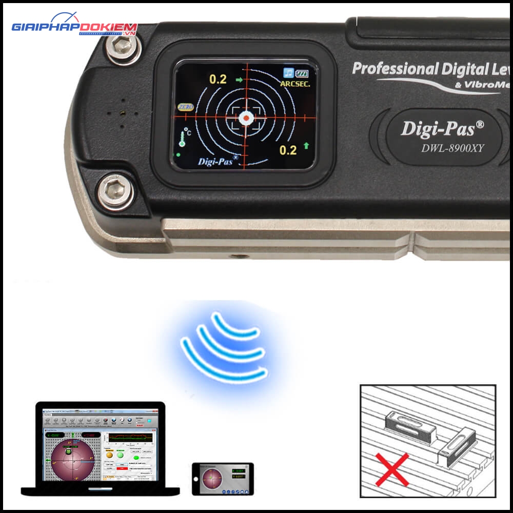 Máy đo độ nghiêng siêu chính xác 2 trục Digi Pas DWL8900XY 24 Máy đo độ nghiêng siêu chính xác 2 trục Digi Pas DWL8900XY
