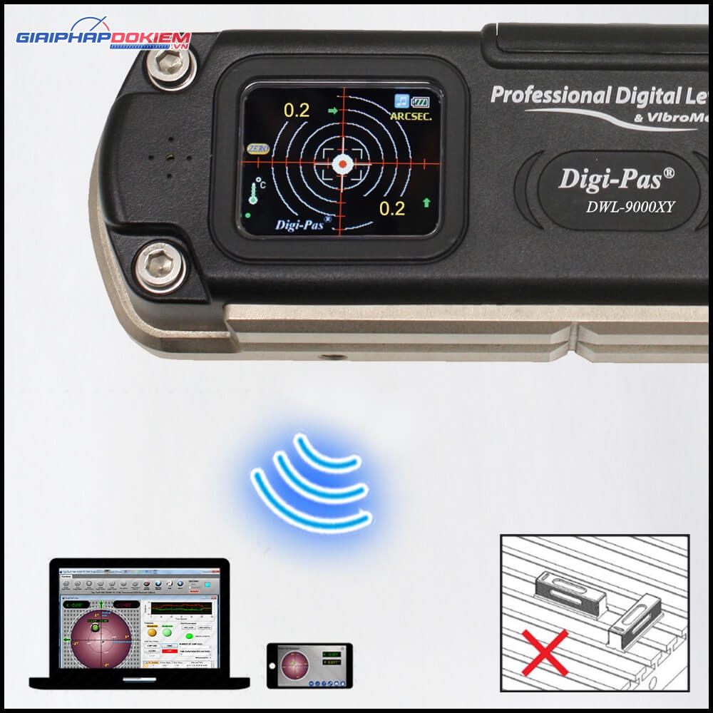 Máy đo độ nghiêng siêu chính xác 2 trục Digi Pas DWL9000XY 25 Máy đo độ nghiêng siêu chính xác 2 trục Digi Pas DWL9000XY