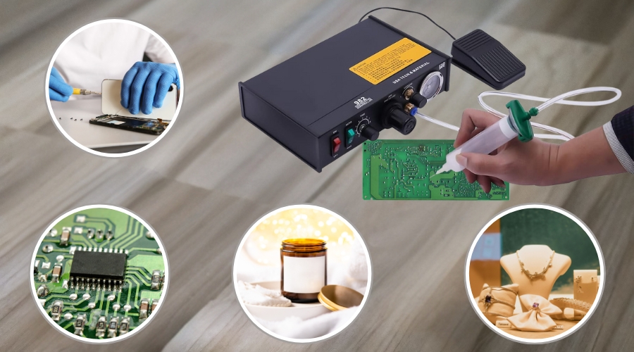 Giải Pháp Tự Động Hóa Với Máy Nhỏ Keo Bán Tự Động Chính Xác, Tiết Kiệm, Hiệu Quả 10 Các ngành nghề có thể ứng dụng máy nhỏ keo bán tự động