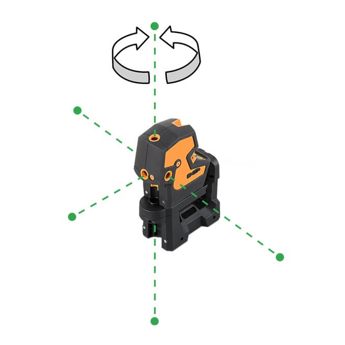 Máy đo laser cân bằng CrossPointer5 Green 9 Máy đo laser cân bằng CrossPointer5 Green - Ảnh 3