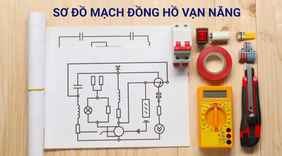 Sơ đồ mạch đồng hồ vạn năng là gì?