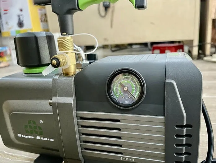 Bơm hút chân không dùng điện 2 cấp 4.5CFM Super Stars ST-4BM 12 5cfm 2