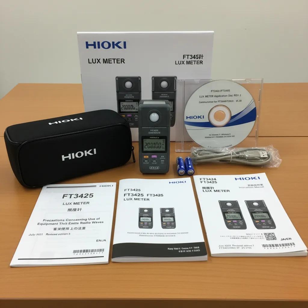 Đánh Giá Chi Tiết Máy Đo Cường Độ Ánh Sáng Hioki FT3425 Kèm Báo Giá 16 Hioki FT3425