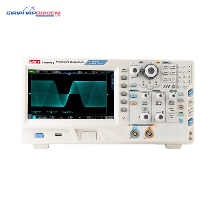 Máy hiện sóng Uni-T MSO2102-S (100MHz, 2CH, GEN) 1 Máy hiện sóng Uni-T MSO2102-S (100MHz, 2CH, GEN)
