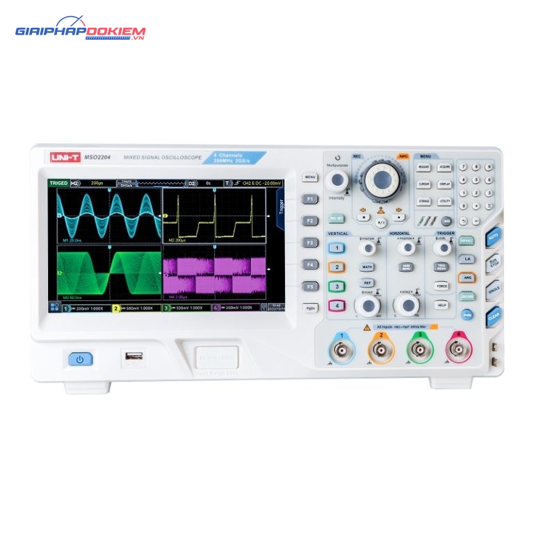 Máy hiện sóng Uni-T MSO2204 (200MHz, 4CH) 1 Máy hiện sóng Uni-T MSO2204 (200MHz, 4CH)