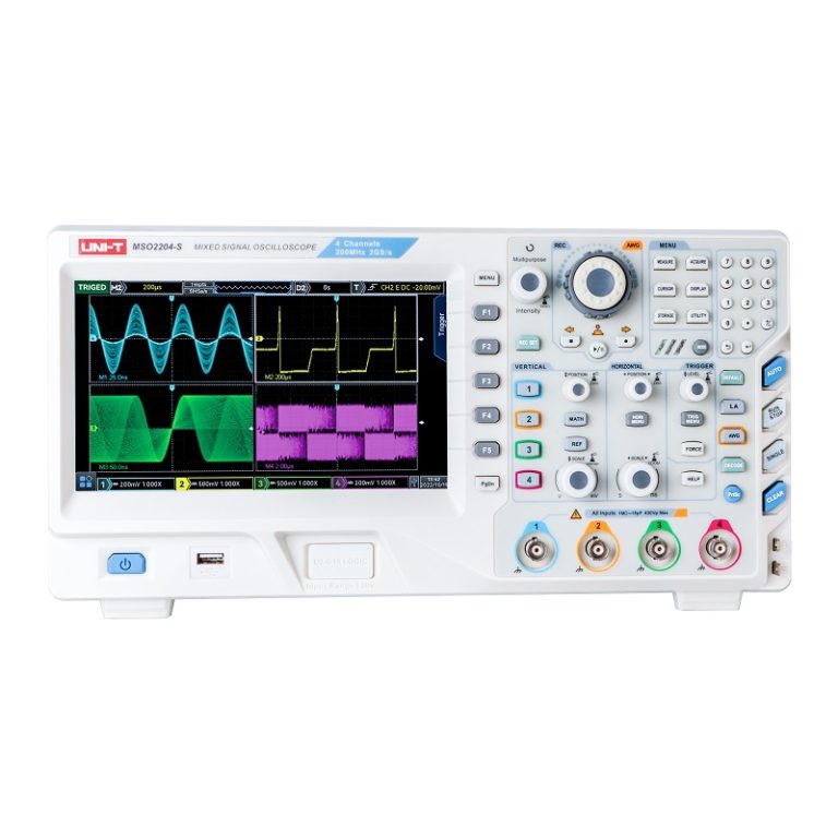 Máy hiện sóng Uni-T MSO2204-S (200MHz, 4CH, GEN) 1 Máy hiện sóng Uni-T MSO2204-S (200MHz, 4CH, GEN)
