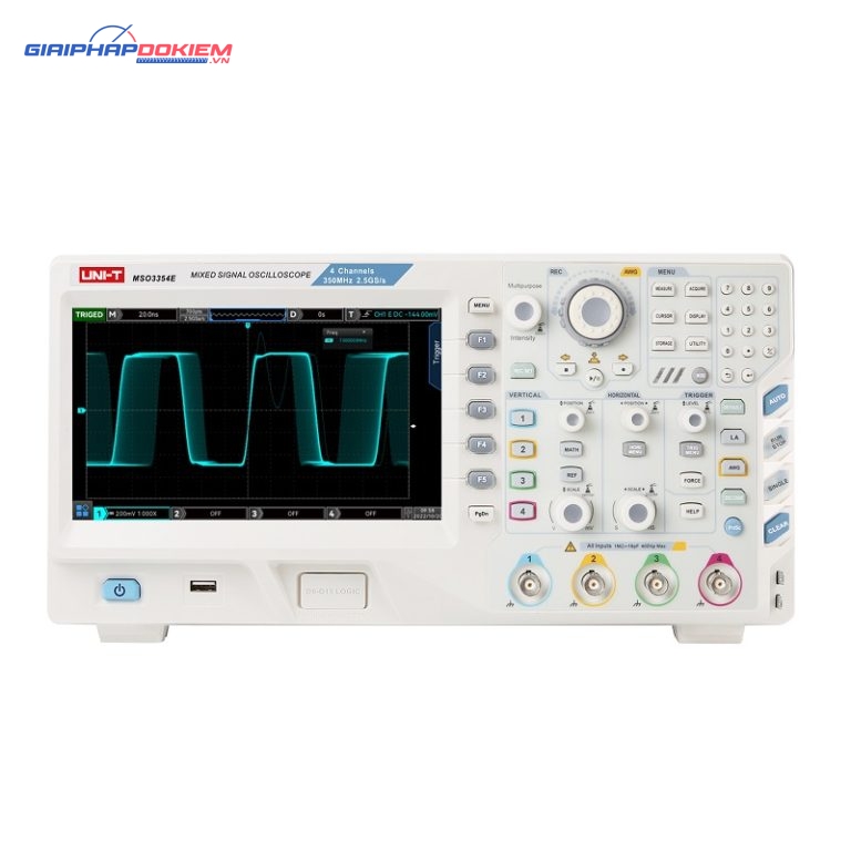 Máy hiện sóng Uni-T MSO3354E (350MHz, 4CH) 1 Máy hiện sóng Uni-T MSO3354E (350MHz, 4CH)