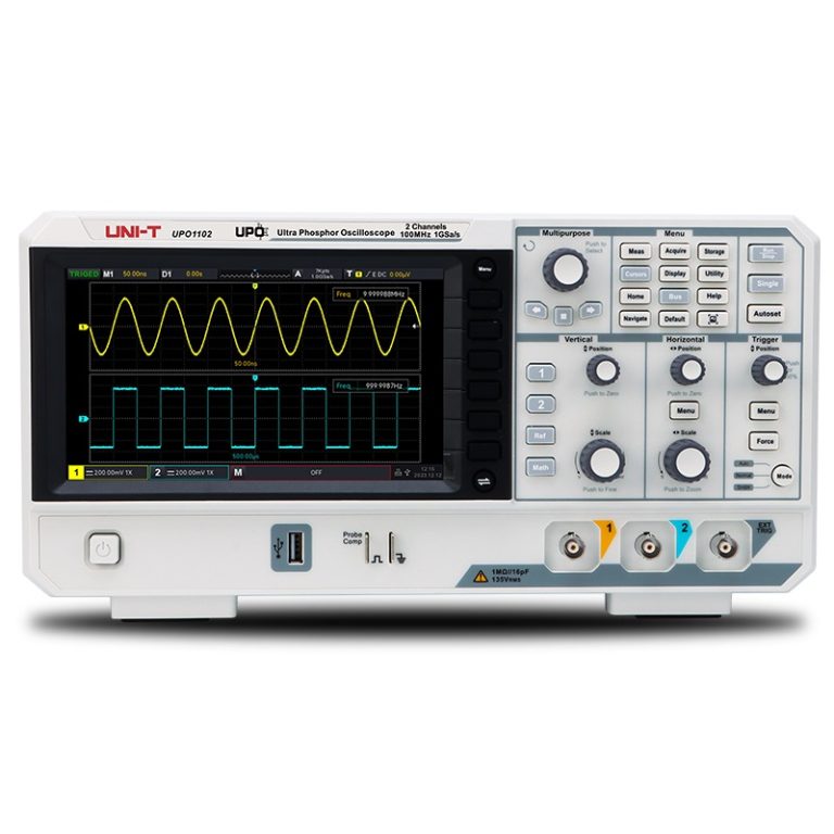 Máy hiện sóng Uni-T UPO1102 (100MHz, 2CH) 1 Máy hiện sóng Uni-T UPO1102 (100MHz, 2CH)