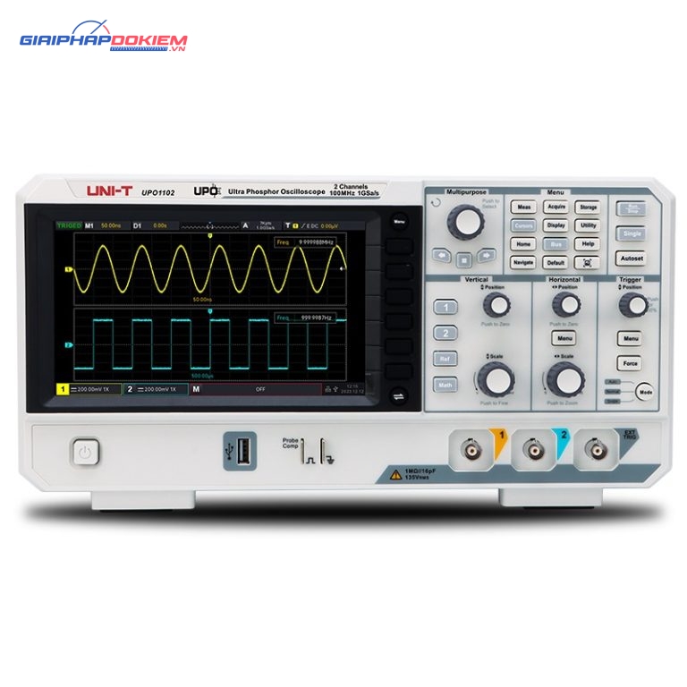 Máy hiện sóng Uni-T UPO1102 (100MHz, 2CH) 1 Máy hiện sóng Uni-T UPO1102 (100MHz, 2CH)