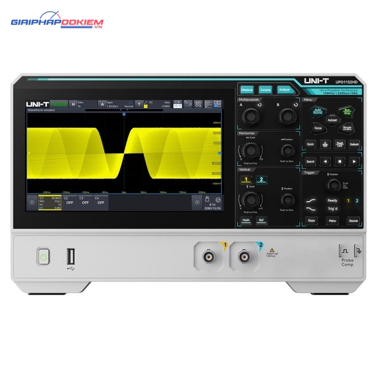 Máy hiện sóng độ phân giải cao Uni-T UPO1152HD (150MHz, 2CH) 1 Máy hiện sóng độ phân giải cao Uni-T UPO1152HD (150MHz, 2CH)
