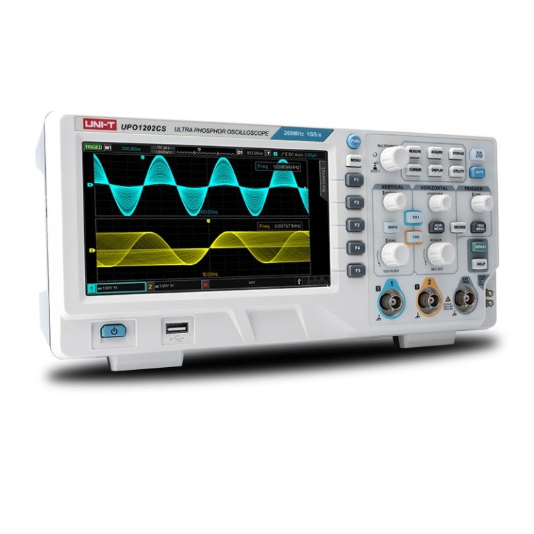 Máy hiện sóng Uni-T UPO1202CS (200MHz, 2CH) 1 Máy hiện sóng Uni-T UPO1202CS (200MHz, 2CH)