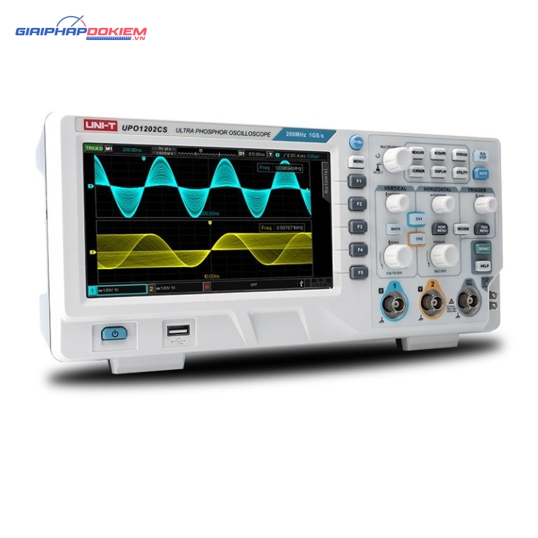 Máy hiện sóng Uni-T UPO1202CS (200MHz, 2CH) 1 Máy hiện sóng Uni-T UPO1202CS (200MHz, 2CH)