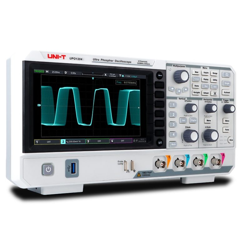 Máy hiện sóng Uni-T UPO1204 (200MHz, 4CH) 1 Máy hiện sóng Uni-T UPO1204 (200MHz, 4CH)