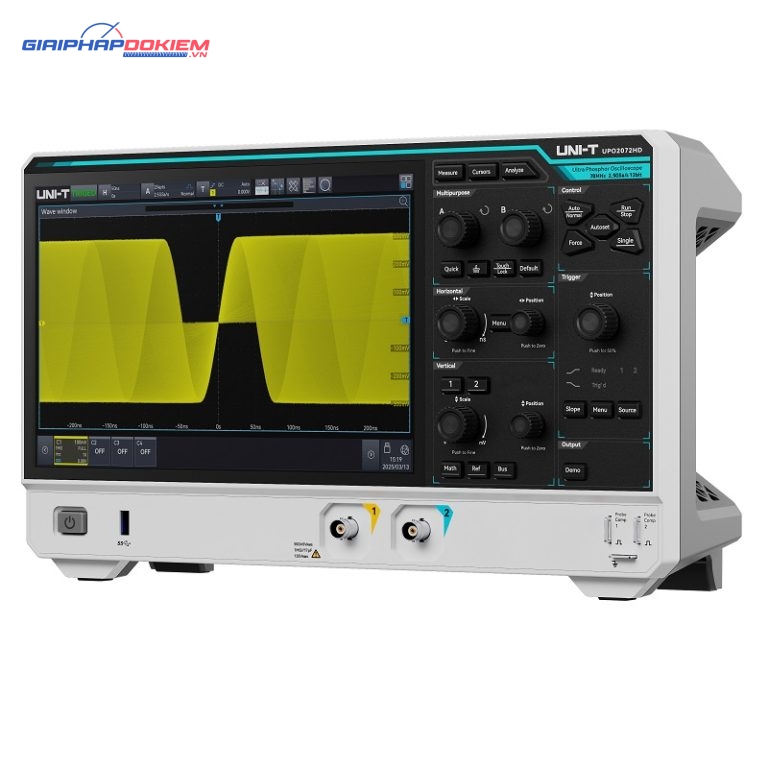 Máy hiện sóng độ phân giải cao Uni-T UPO2072HD (70MHz, 2CH) 1 Máy hiện sóng độ phân giải cao Uni-T UPO2072HD (70MHz, 2CH)