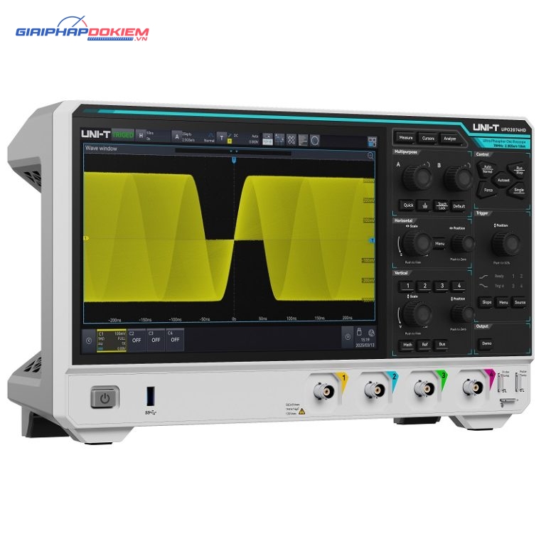 Máy hiện sóng độ phân giải cao Uni-T UPO2074HD (70MHz, 4CH) 1 Máy hiện sóng độ phân giải cao Uni-T UPO2074HD (70MHz, 4CH)