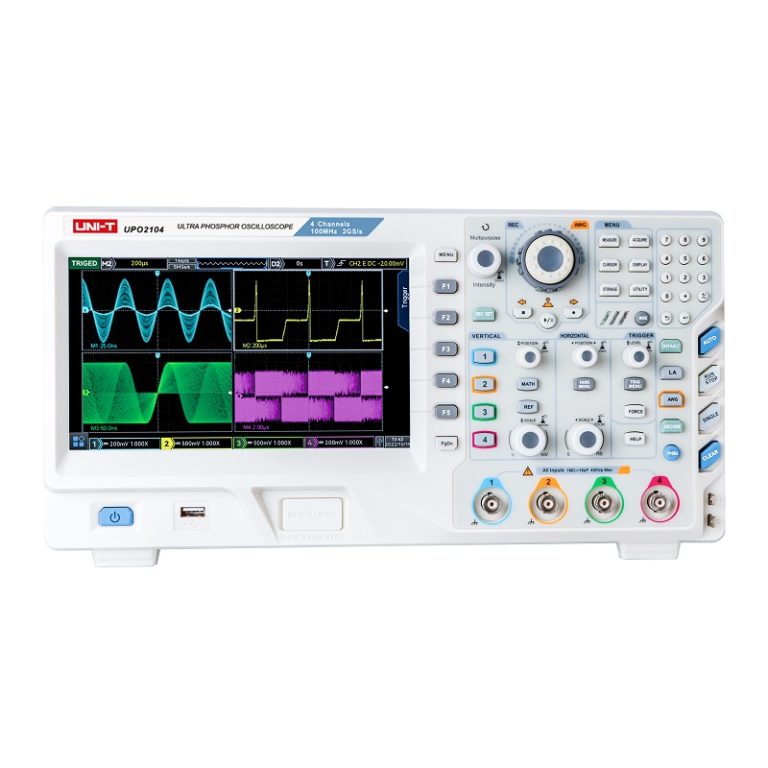 Máy hiện sóng Uni-T UPO2104 (100Mhz, 4CH) 1 Máy hiện sóng Uni-T UPO2104 (100Mhz, 4CH)