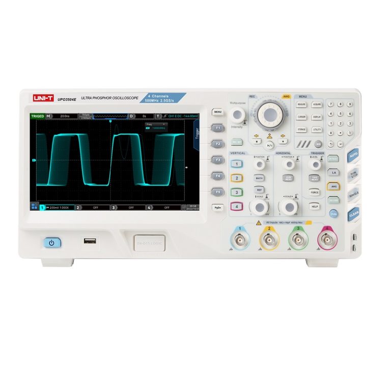 Máy hiện sóng Uni-T UPO3504E (500MHz, 4CH) 1 Máy hiện sóng Uni-T UPO3504E (500MHz, 4CH)