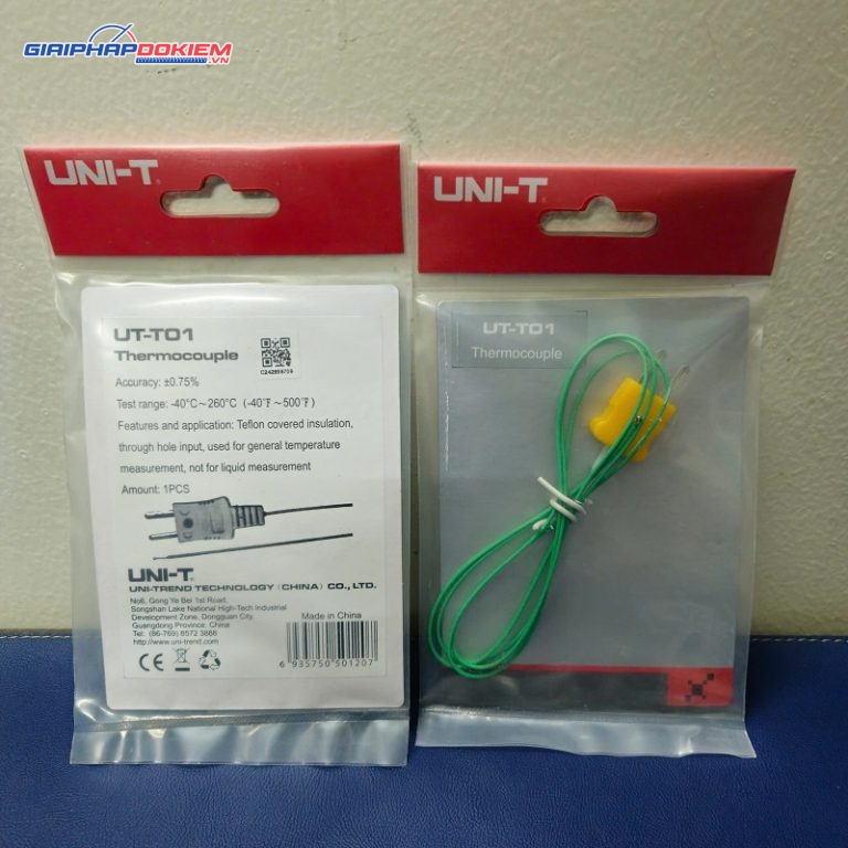 Đầu đo nhiệt độ kiểu K Uni-T UT-T01 (260°C) 2 Đầu đo nhiệt độ kiểu K Uni-T UT-T01 (260°C) - Ảnh 2