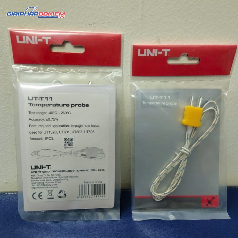 Cảm biến đo nhiệt độ kiểu K Uni-T UT-T11 (260°C) 1 Cảm biến đo nhiệt độ kiểu K Uni-T UT-T11 (260°C)