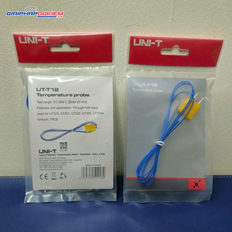 Đầu đo nhiệt độ Uni-T UT-T12 (800°C) 2 Đầu đo nhiệt độ Uni-T UT-T12 (800°C) - Ảnh 2