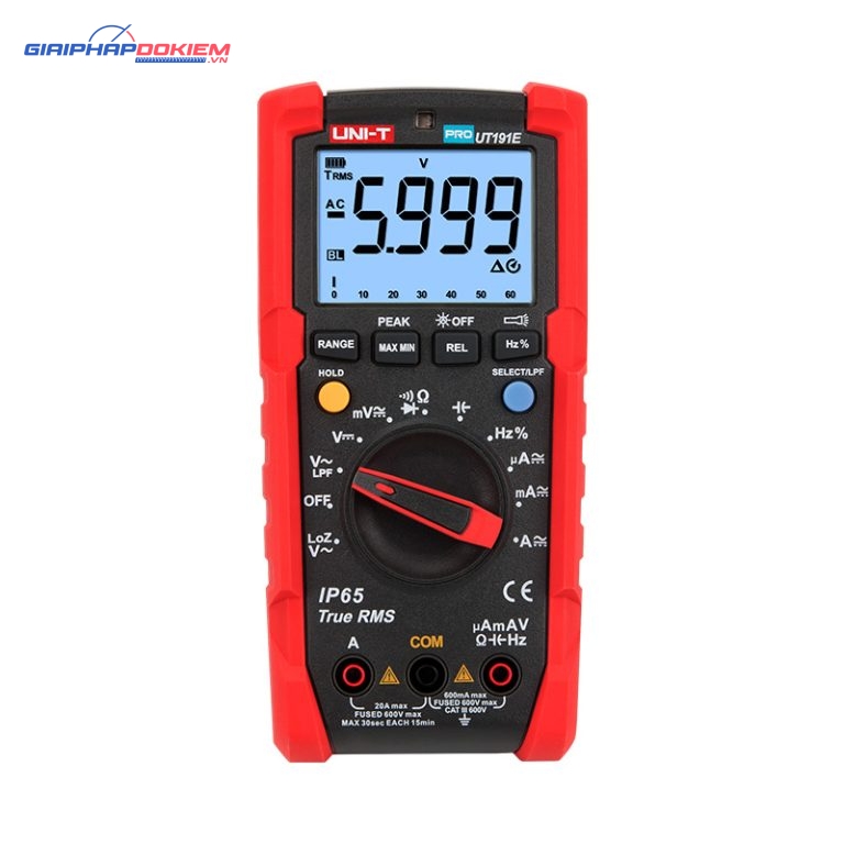 Đồng hồ vạn năng Uni-T UT191E (600V, 20A) 1 Đồng hồ vạn năng Uni-T UT191E (600V, 20A)
