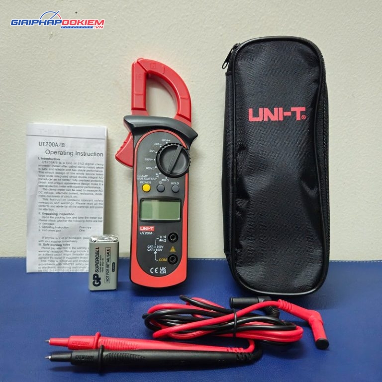 Ampe kìm Uni-T UT200A (200A;AC) 3 Ampe kìm Uni-T UT200A (200A;AC) - Ảnh 3