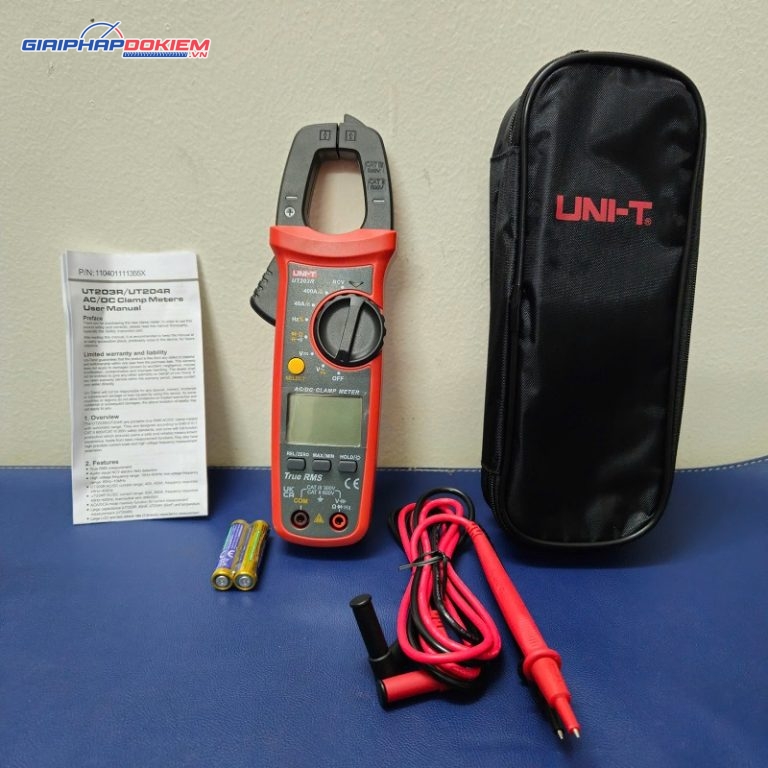 Ampe kìm đo AC/DC Uni-T UT203R (400A;600V) 3 Ampe kìm đo AC/DC Uni-T UT203R (400A;600V) - Ảnh 3