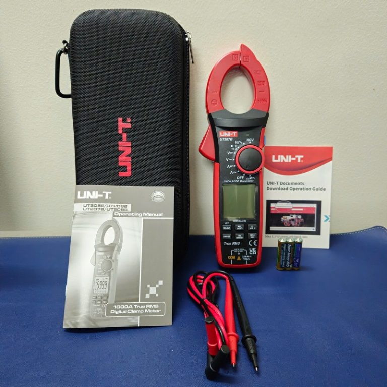 Ampe kìm đo dòng AC/DC Uni-T UT207B (1000A;1000V) 3 Ampe kìm đo dòng AC/DC Uni-T UT207B (1000A;1000V) - Ảnh 3