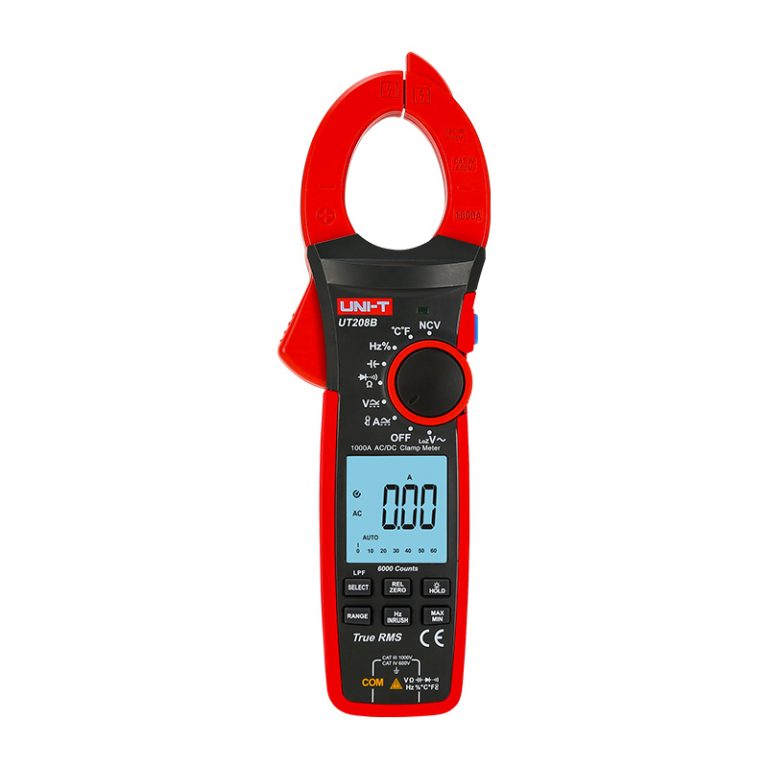 Ampe kìm AC/DC Uni-T UT208B (1000A;1000°C) 1 Ampe kìm AC/DC Uni-T UT208B (1000A;1000°C)