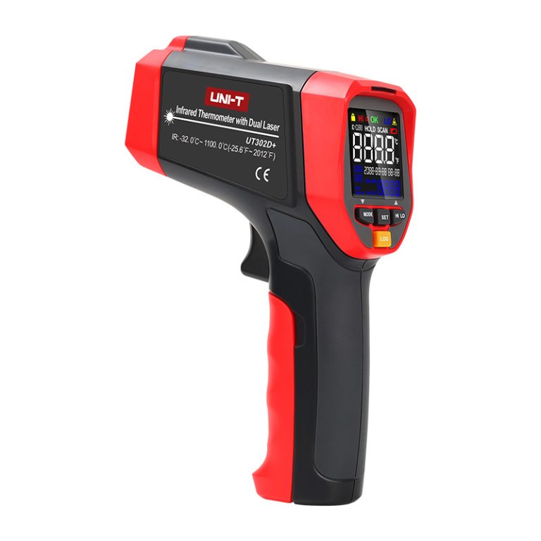 Máy đo nhiệt độ hồng ngoại Uni-T UT302D+(1100°C) 1 Máy đo nhiệt độ hồng ngoại Uni-T UT302D+(1100°C)