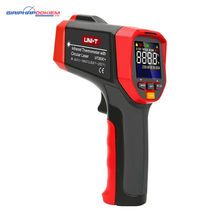 Máy đo nhiệt độ hồng ngoại Uni-T UT303C+(1300°C) 1 Máy đo nhiệt độ hồng ngoại Uni-T UT303C+(1300°C)