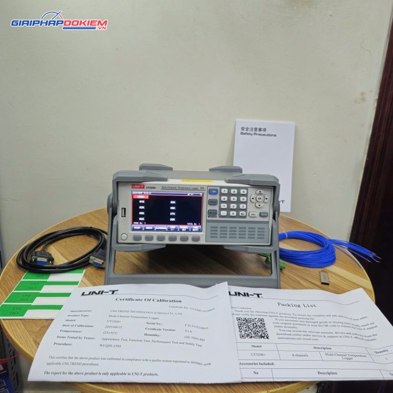 Máy đo ghi nhiệt độ 8 kênh Uni-T UT3208+ 3 Máy đo ghi nhiệt độ 8 kênh Uni-T UT3208+ - Ảnh 3