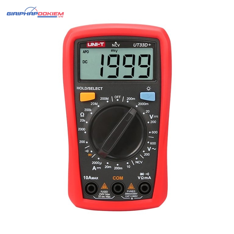 Đồng hồ vạn năng Uni-T UT33D+(600V;10A) 2 Đồng hồ vạn năng Uni-T UT33D+(600V;10A) - Ảnh 2